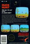 Duck Hunt Box Art Back